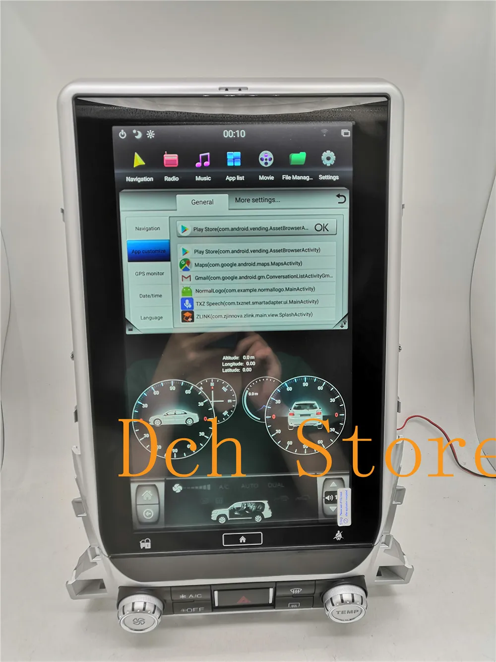 Excellent 13.6 inch Vertical tesla style Android 8.1 Car DVD GPS Navigation for TOYOTA LAND CRUISER LC200 2016 2017 2018 radio px6 carplay 19