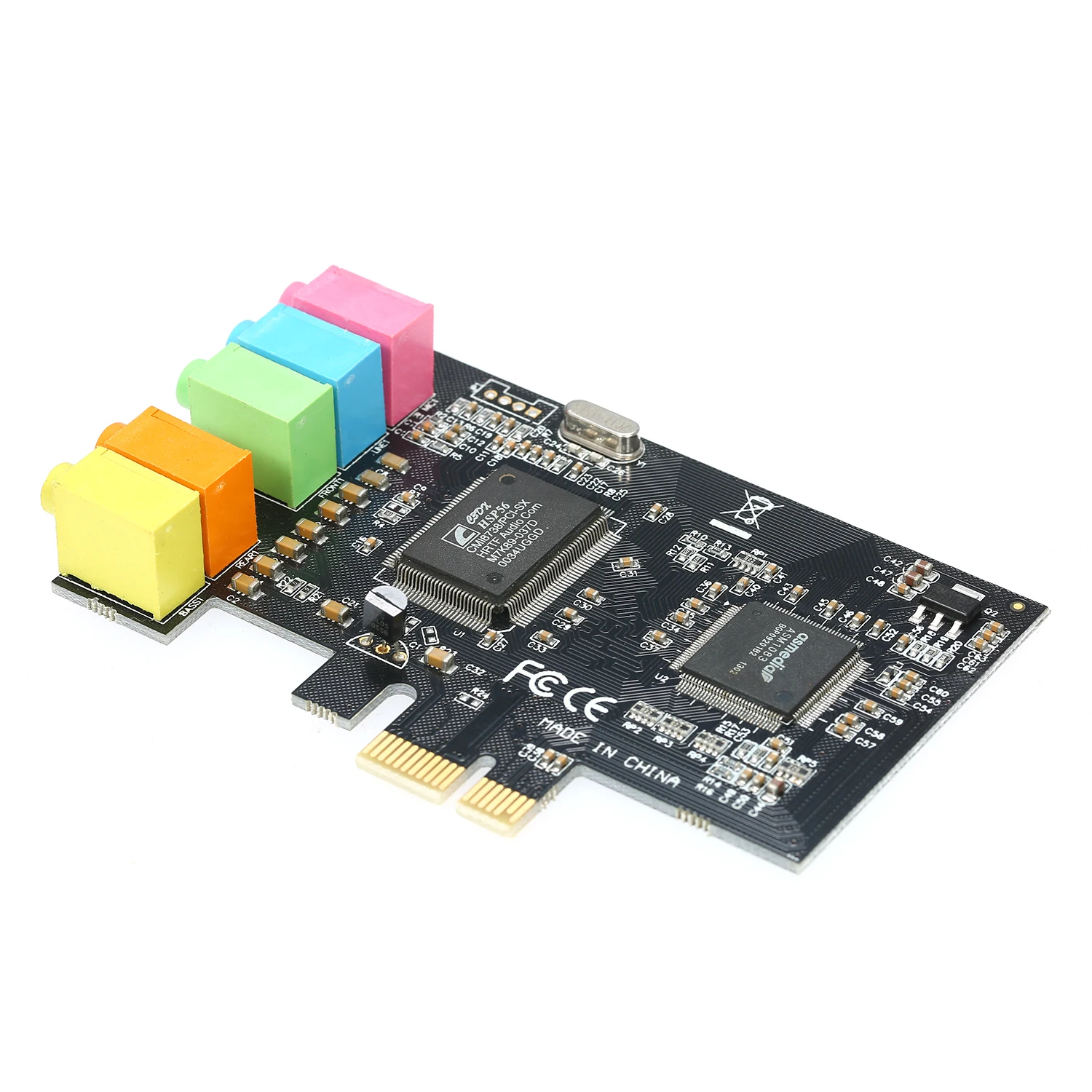 PCI Express x1 PCI-E 5.1ch CMI8738 чипсет аудио цифровая звуковая карта для ПК Windows 7