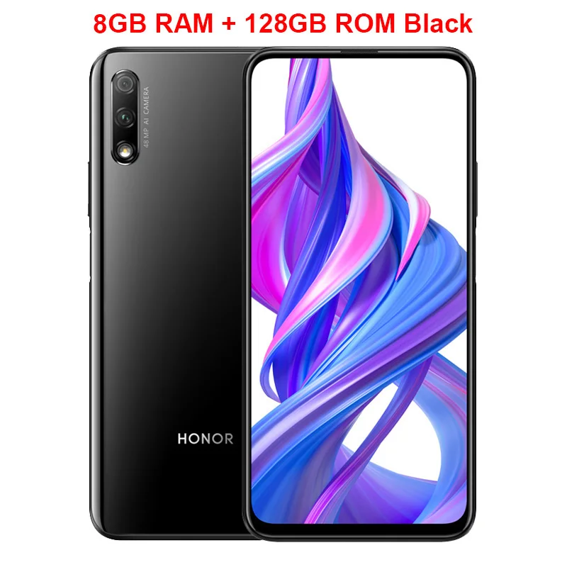 Red 8GB 128GB Original Honor 9X 4GB 64GB 128GB 48MP Dual Cameras GPU Kirin 710F Octa Core 6.59 inch FHD Full Screen Mobile Phone Smartphone - Цвет: Red 8GB 128GB