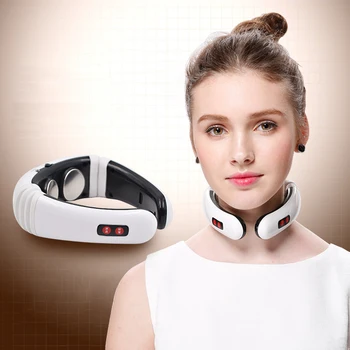 

Electric Neck Massager Powered Control Far Infrared Heating Pain Relief Health Care Relaxation Cervical Vertebra Physiotherapy