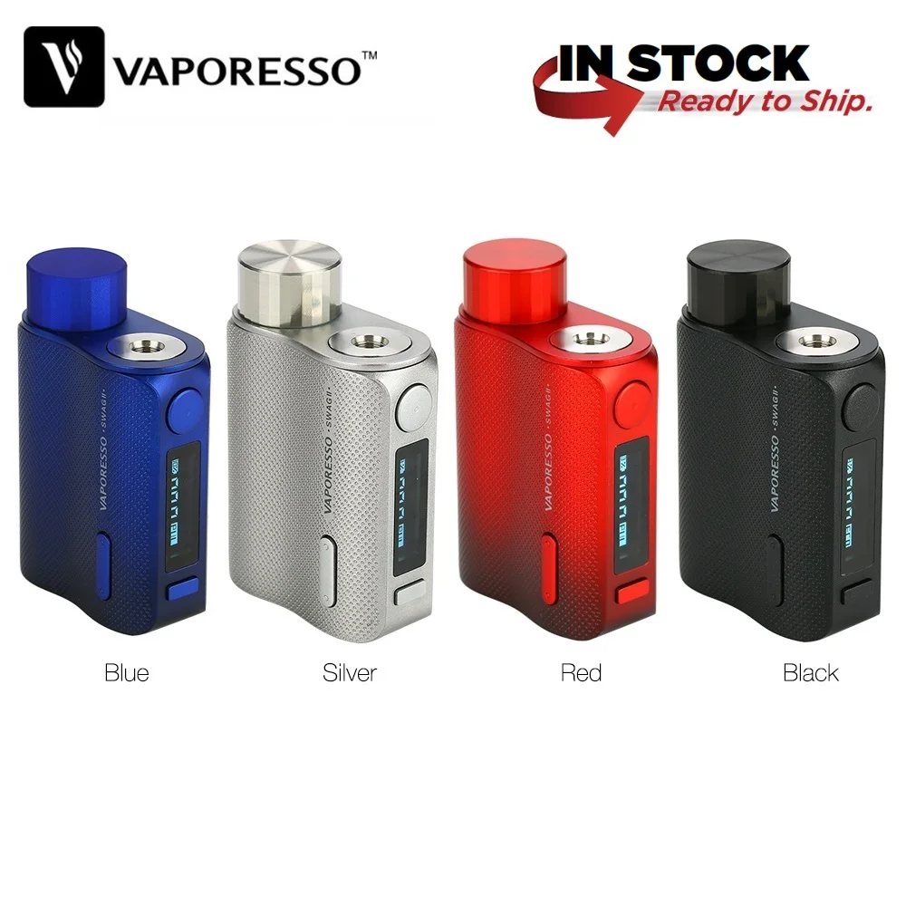 

Newest Original Vaporesso Swag 2 TC Box Mod 80W with Swag II No 18650 Battery Mod Box Vape vs Vaporesso Gen / Vaporesso Luxe