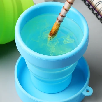 

Bgln collapsible silicone wash pen art paint watercolor paint painting wash bucket bucket watercolor bucket Art supplies