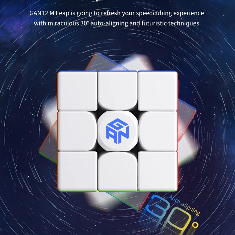 GAN 12 Maglev UV Magnetic Magic Cube Gan12 M Leap 3x3 Magnets Puzzle Speed Cubes Professional Gan12 M Pro Cubes Puzzle Toys Gift 3