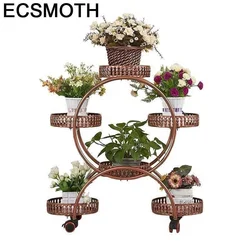 Plante en fer pour décoration extérieure, Balcon, Salincagi, radlar en métal, étagère de Balcon, support pour plantes, support pour fleurs 