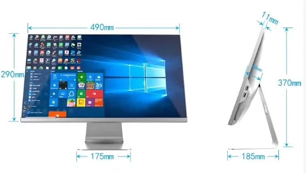 21 5 'ན 6'' 27 ''все в одном ПК с процессором i7 RAM 8G SSD 240G офисный настольный Wi Fi