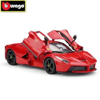 

BBURAGO 1:18 FERRAR LaFerrari Diecasts Simulation Alloy Sports Car Car Model Gift High-end Collection Gift Ornaments with Box