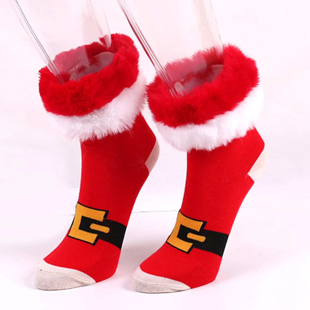Calcetines de mujer Calcetines de algodón casuales de invierno y Navidad Calcetines de regalo de Navidad de s