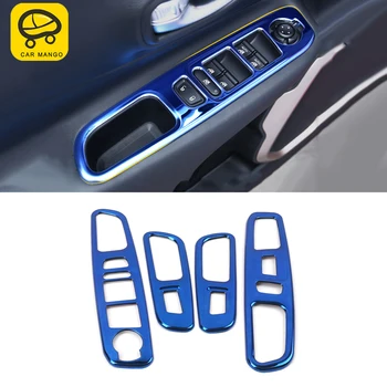 

CarManGo for Jeep Renegade 2015-2019 Car Door Gate Window Control Lift Button Switch Panel Cover Trim Frame Interior Accessories