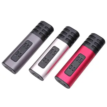 

K8 Digital Microphone Real-Time Ear Return Condenser Phone Live Karaoke Speaker Android and Apple Systems Compatible