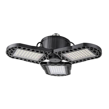 

LED Quantum Board Grow Light 144LEDs 300W Full Spectrum E26 E27 Ceiling Lamp With 3 Adjustable Panels For Workshop Garage Light