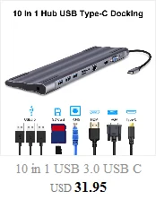 7 в 1 USB-C концентратор 4 K/30 Гц мульти порт HDMI адаптер Ethernet порт 2 USB 3,0 порты с 60 Вт доставка питания для MacBook