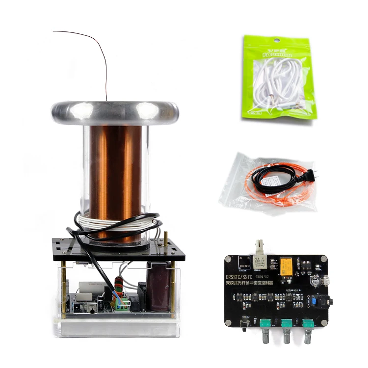  Tesla Coil DRSSTC Solid State Tesla Dual Mode Arc Generator Arc Extinguishing Controller Science Ex