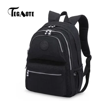 

TEGAOTE Backpack Women Multi Pocket Travel Back Packs Female Bagpack Nylon Casual Mochila Feminina Large Laptop Bags 2020