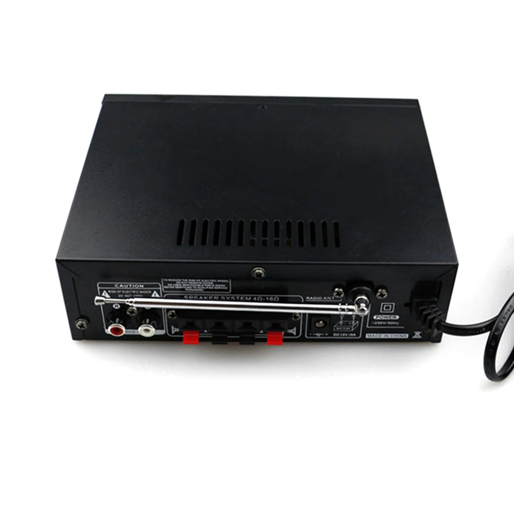 Последний AK660 Мини цифровой усилитель с Bluetooth Hifi стерео аудио усилитель домашний аудио усилитель мощности MP3-плеер fm-радио 40 Вт+ 40 Вт