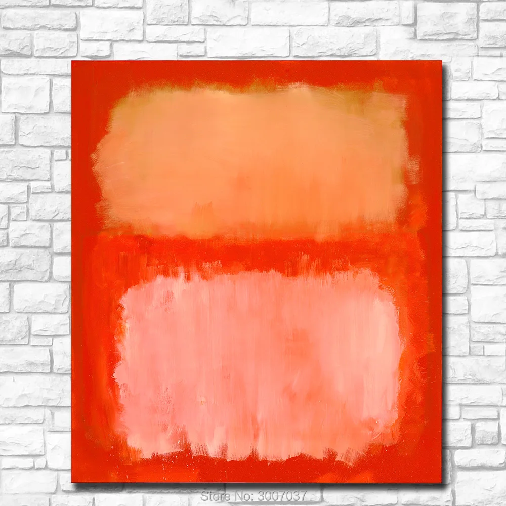 

Large Size Wall Pictures For Living Room Abstract Mark Rothko Untitled 80 Canvas Art Home Decor Modern Oil Painting Unframed