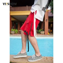 VIISHOW Новое поступление летние шорты мужские до колена хлопковые шорты модные повседневные высококачественные тонкие брендовая одежда KD1409182