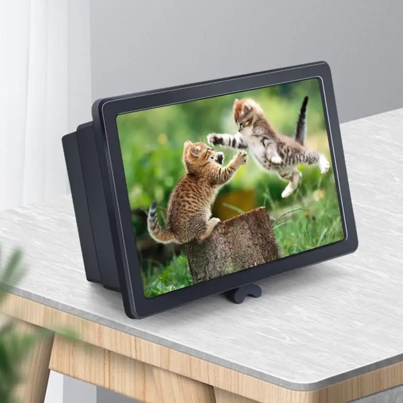 F2 Multifunctional Mobile Phone Desktop Stand Folding 3D Mobile Phone Screen Amplifier Universal Smartphone Special Accessories 4
