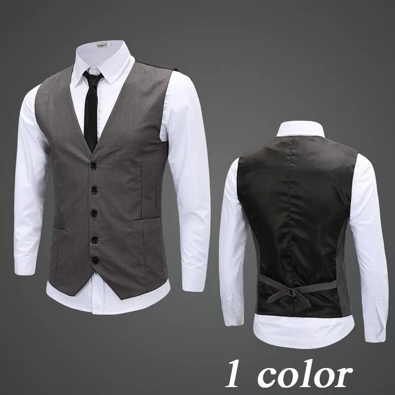 Baker Waistcoat Beckham Spring And Summer New Style Suit Waistcoat Slim Fit Vest Men's Korean-style Casual