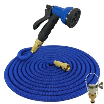 

Hot Sale 25FT-100FT Garden Telescopic Hose Magic Plastic Hose Flexible Car Wash Hose Plastic Spray Gun Outdoor Garden Watering