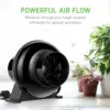 4 Inch 195 CFM Inline Duct Ventilation Fan Vent Blower for Grow Tent 220-240V EU PLUG ► Photo 3/5