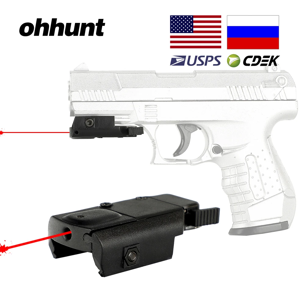 Ohhunt охотничий красный точечный Лазер компактный Красный лазерный прицел с