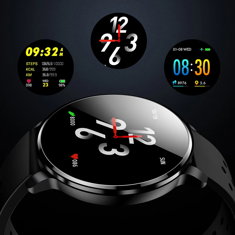 

LIGE Smart Watch Men Sports smartwatch Fitness Tracker Blood Pressure Heart Rate Detection Pedometer Healthwatch For Android ios