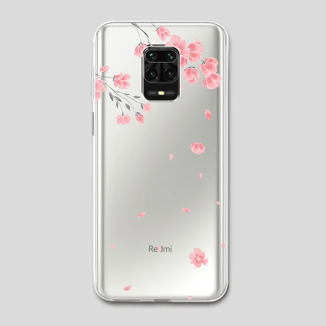 Flower Leaf Funda Case For Xiaomi Redmi Note 10 10S 9 9S 9T 8 8T 9C 7 K40 K30 K30S Poco X3 F3 C3 M3 F2 M2 Pro Max NFC Silicone W3647