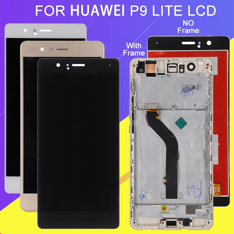 1 шт. Catteny 5 2 дюймов Замена для Huawei P9 Lite Lcd L21 L22 L23 дисплей сенсорный экран дигитайзер