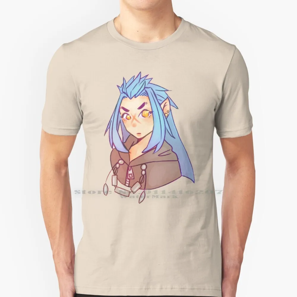 Saix , Kingdom Hearts T Shirt 100% Puro Cotone Sora Kingdom Hearts 3 Kingdom Hearts Donald D23 Ps4 Keyblade Kh Square Enix