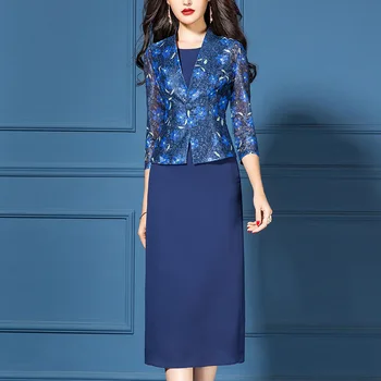 

Women's Dress Suit 2020 New Spring Summer Thin Blazer 2 Two Piece Women Sets Clothes For Work Office Ladies Work Wear Outfits