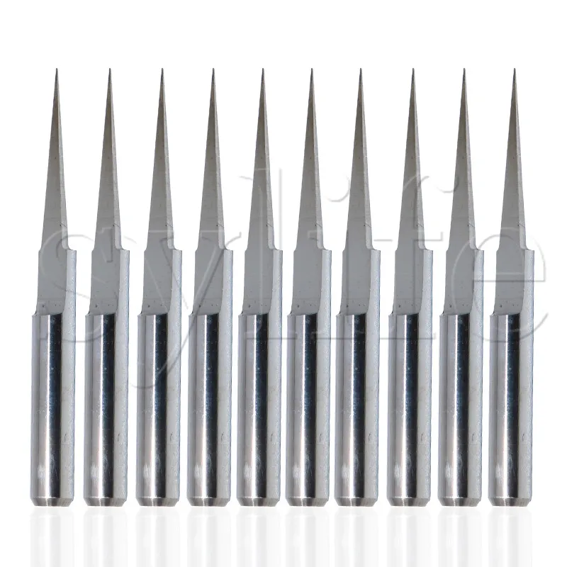 10 шт. прочные градусов 0 1 мм твердосплавные гравировальные долота ЧПУ фрезерный станок|router engraver|tool chestrouter sip |