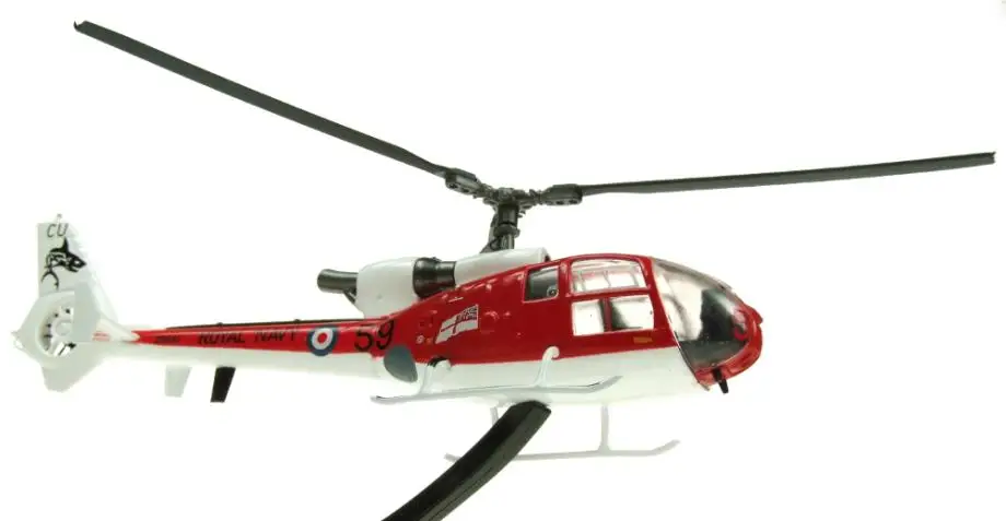 Авиация 72 Westland Газель HT 2 ZB647/CU-59 Королевский Темно-синий S 1/72 литье под давлением модель самолета