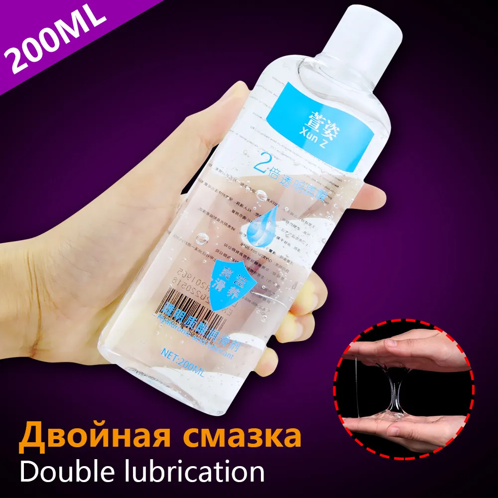 Yağlayıcı seks Anal yağlayıcı eşcinsel vajinal seks madeni jel su bazlı gres yağı seks oyuncakları yetişkin seks ürünleri 200/400ML