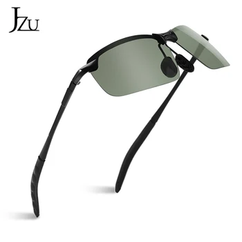 

JZU Goggles Men Sunglasses Men Women Polarized 2020 Retro vintage UV400 rimless Luxury Sun Glasses For Men Women Lunette De Sol
