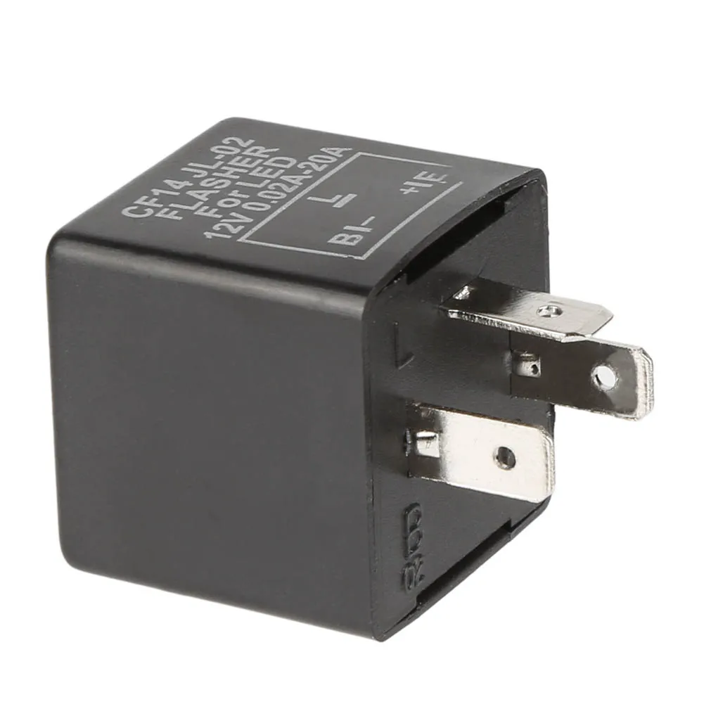 12V 3 Pin CF-14 JL-02 электронный светодиодный регулируемый импульсное реле для сигнала поворота мигалка водонепроницаемый ударопрочный автомобильный аксессуар