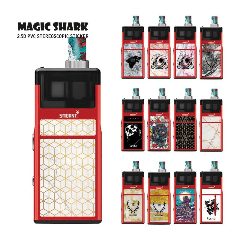 Чехол с принтом Magic Shark наклейка для Smoant Pasito 001 014|Наклейки телефонов| |