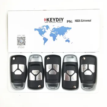 

5pcs/lot KEYDIY KD NB26-3 NB Series Remote Control For KD900/KD MINI/KD-X2 Key Programmer Multi-function remote control key