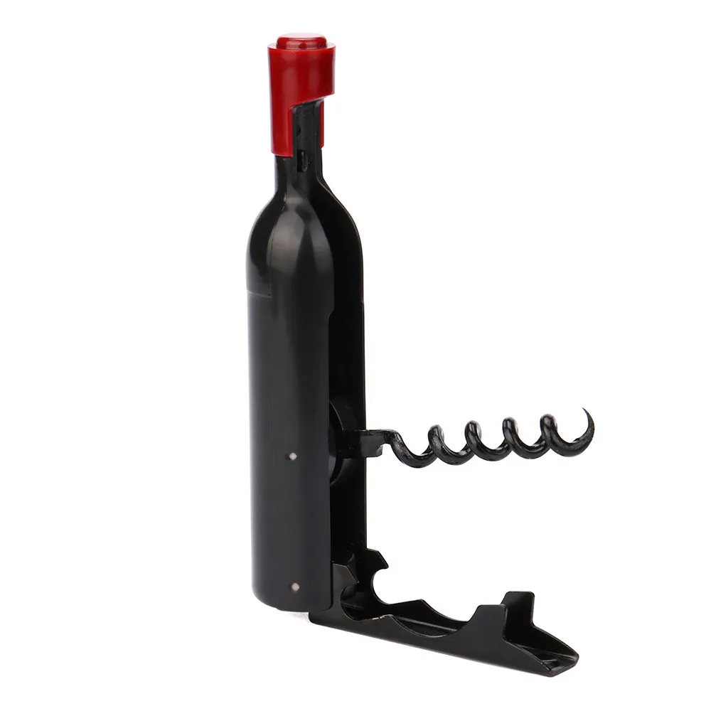 2020 Hot Sale 2 In 1 Creative Corkscrew For Portable Light Waiter Household Wine Beer Black Durable Easy Opener New | Дом и сад