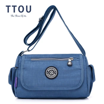 

TTOU Women Fashion Nylon Messenger Single Shoulder Crossbody Bag Waterproof Bags luxury handbags women bags designer