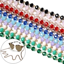 Unisex Fashionable Beaded Glasses Rope Women Men Multi-colored Stylish Exquisite Temperament Mask Rope Glasses Chains 2021 New