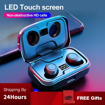 

TWS X10 wireless earphones bluetooth IPX7 waterproof Volume control BT V5.0 Noise Reduction 3D stereo 3500mAh Battery capacity