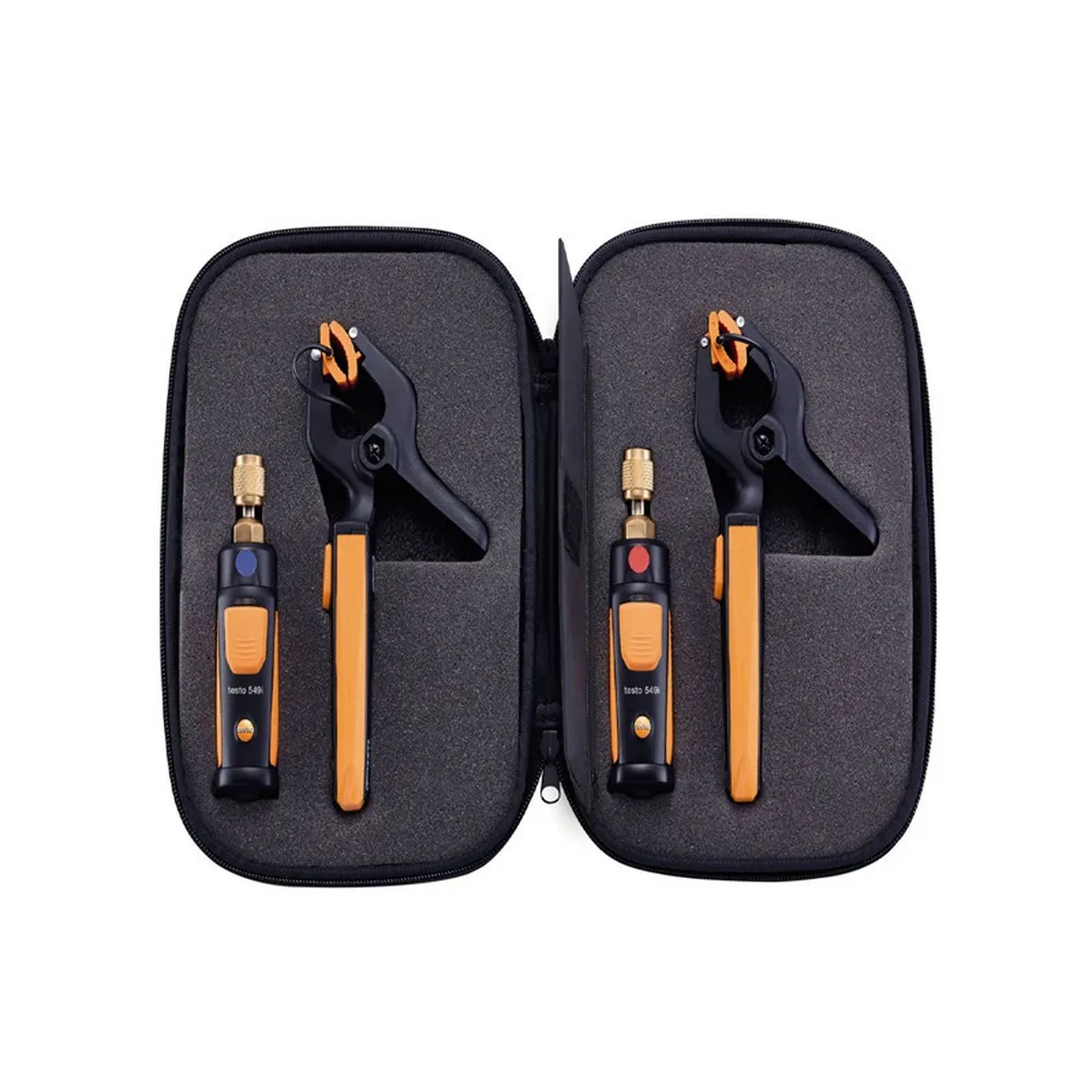 

Testo Refrigeration Gauge Manifold Digital Manometer Air Conditioning Diagnostic Bluetooth Wireless Smart Pressure Measurement