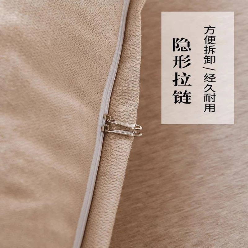 Multifunction Long Pillow High-grade Luxury Solid color single double Bed Cushion Bed soft Modern simplicity pillow For Sleeping 5