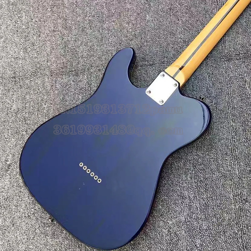 Гитары TL хромированная аппаратная Costom электрогитара голубого цвета палисандр гриф