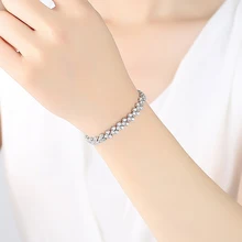 Модные стразы, циркониевая Пряжка, очаровательные браслеты для женщин, сделай сам, ювелирные изделия, подарки