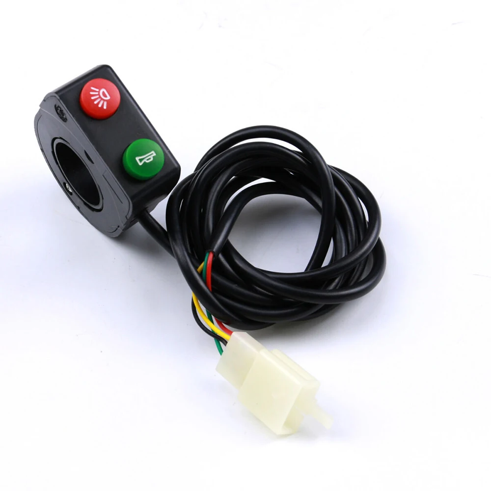 

2 in 1 Combination Switch Turn Signal Horn Modification Switch for Electric Bike Motorcycle Combination Switch 22.2mm