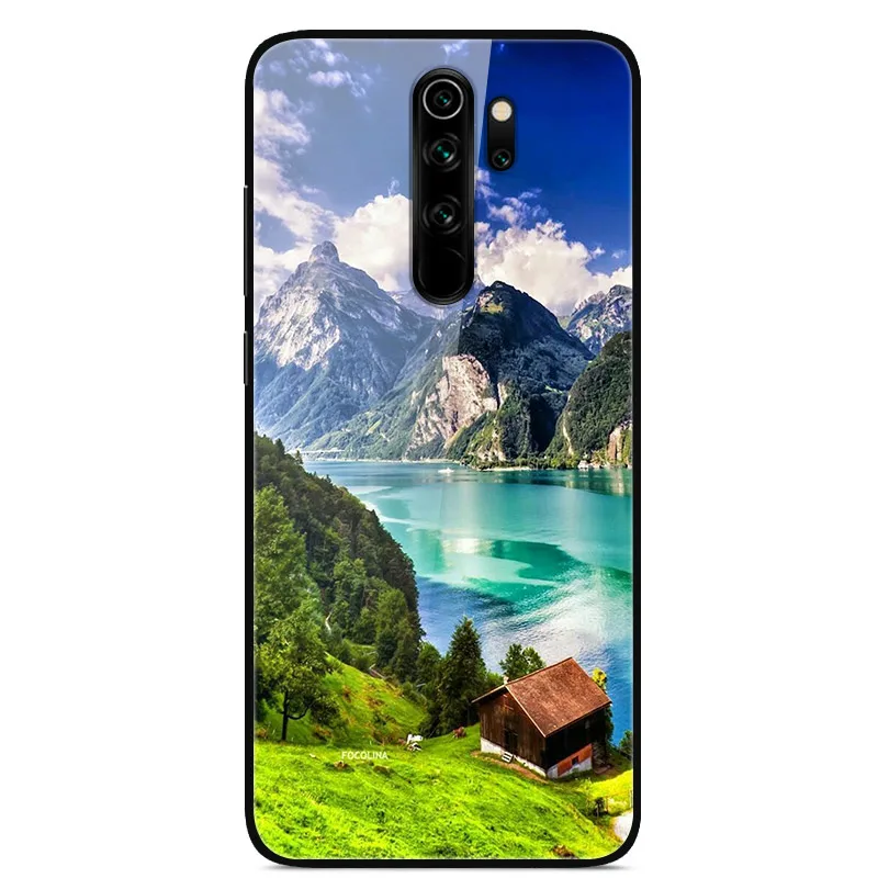 11 redmi note 8pro Для Xiaomi Redmi Note 8 Pro Чехол из закаленного стекла жесткий чехол для телефона для Xiaomi Redmi Note 8Pro задняя крышка Redmi Note8 Pro Fundas - Цвет: 11 redmi note 8pro
