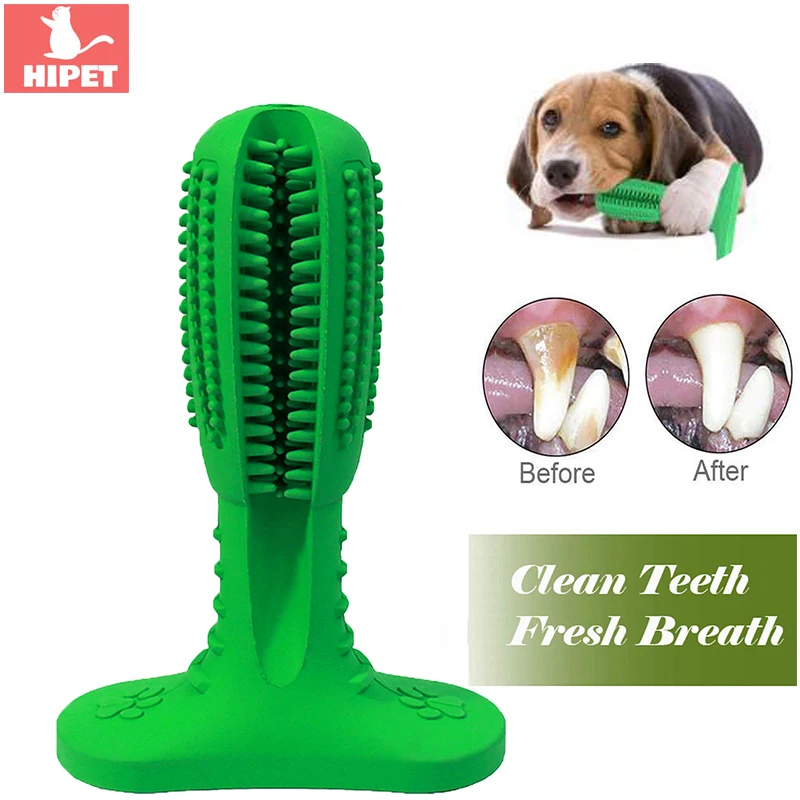 

Dog Toothbrush Chew Toys For Small Dog Bite Resistant Puppy Dental Oral Care Teeth Stick Cleaner Pet Dog Teeth Cleaning Toy