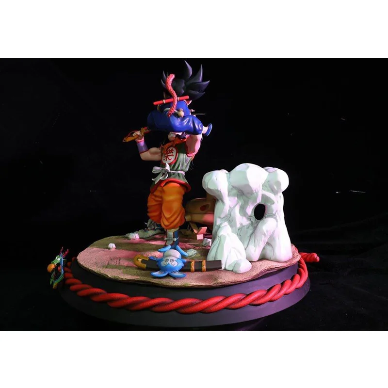 Статуя Dragon Ball детство Сон Гоку VS Yamcha 1/6 GK полноразмерный портрет резиновая фигурка героя Коллекционная модель игрушки Q976