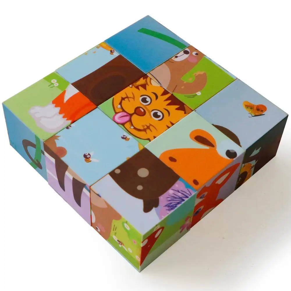 Romboss Magnetic Blocks 3D Puzzles Toy for Children Montessori Learning Educational Toys Animal Cognition Jigsaw Puzzle Games 2
